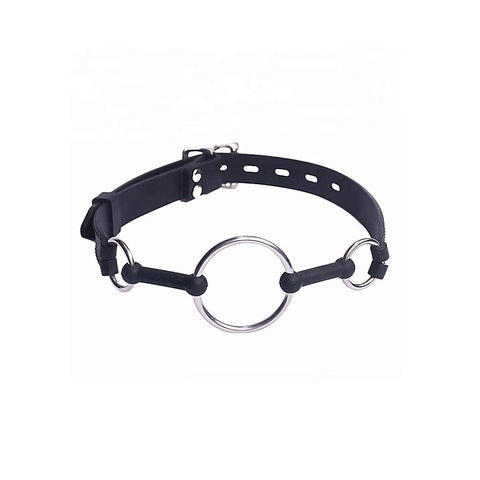 Metal and Silicone O-Ring Gag by Love In Leather