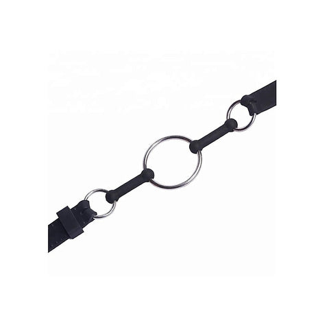 Metal and Silicone O-Ring Gag by Love In Leather