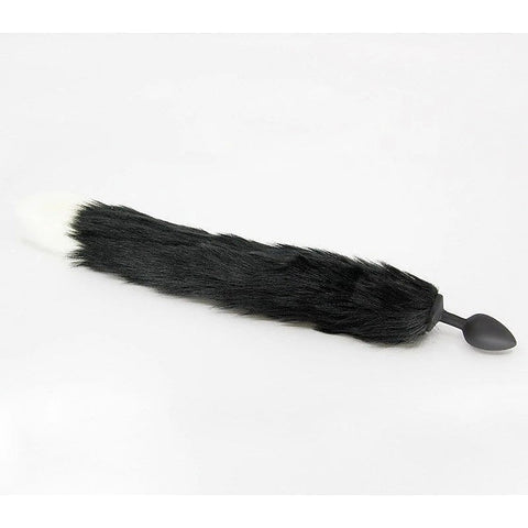 Fox Tail Silicone Butt Plug by Love In Leather