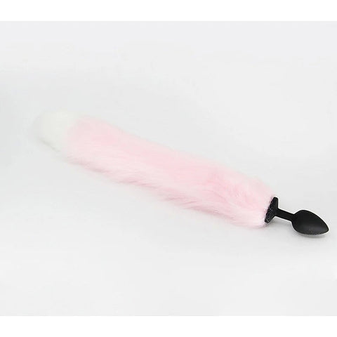 Fox Tail Silicone Butt Plug Medium by Love In Leather