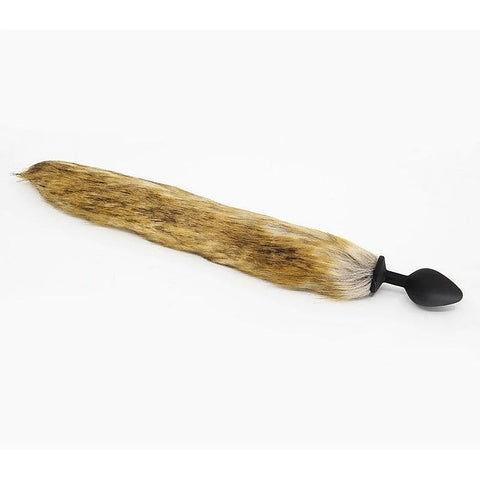 Fox Tail Silicone Anal Plug Large by Love In Leather