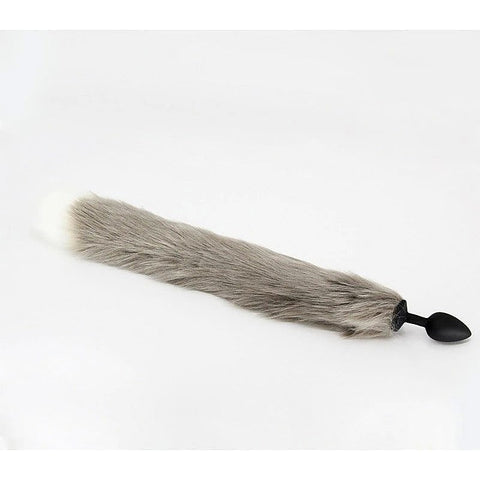 Fox Tail Silicone Anal Plug Large by Love In Leather