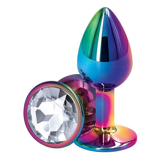Rear Assets Multicolor Small Butt Plug by NS Novelties
