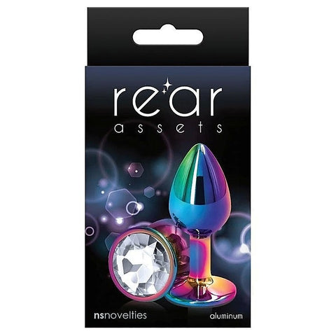 Rear Assets Multicolor Small Butt Plug by NS Novelties