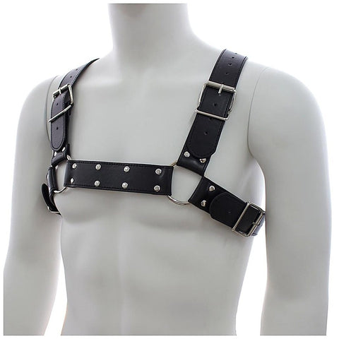 PU Leather BDSM Play Bulldog Brace by Berlin Baby