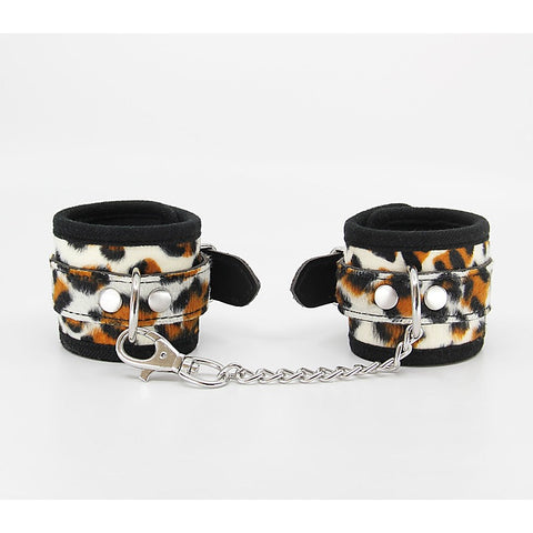 Animal Print Bondage Wrist Cuffs by Berlin Baby