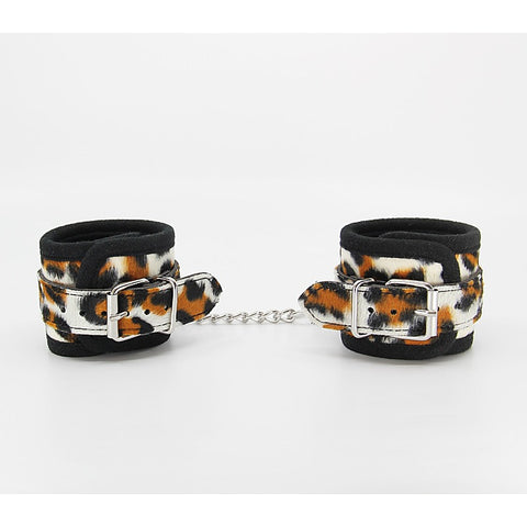 Animal Print Bondage Wrist Cuffs by Berlin Baby