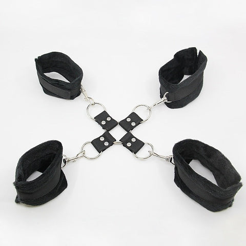 PU Hog Tie Cross Shackle Piece by Berlin Baby