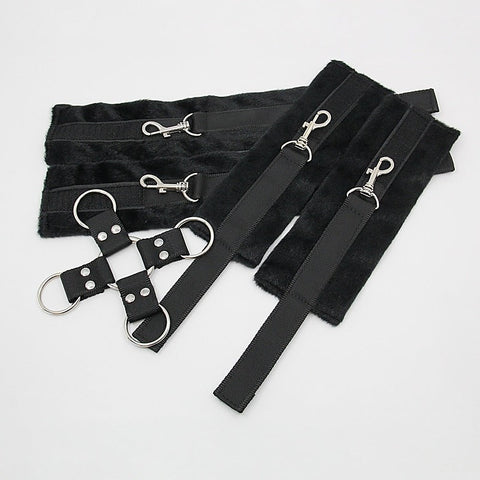 PU Hog Tie Cross Shackle Piece by Berlin Baby