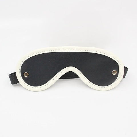 Black & Glow in The Dark Blindfold by Love In Leather