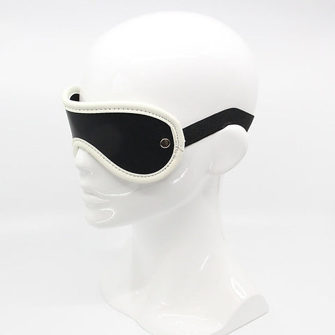 Black & Glow in The Dark Blindfold by Love In Leather