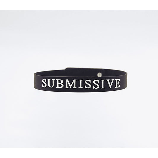 Silicone SUBMISSIVE BDSM Collar by Love In Leather