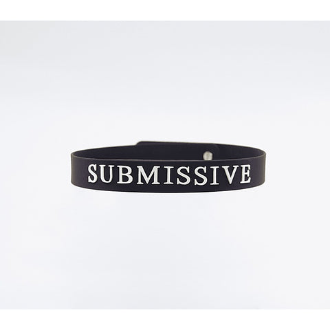 Silicone SUBMISSIVE BDSM Collar by Love In Leather