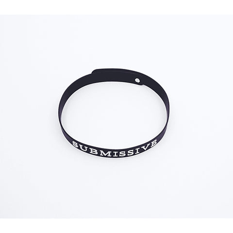 Silicone SUBMISSIVE BDSM Collar by Love In Leather
