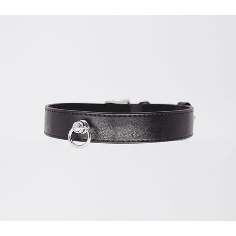 Tipped Bondage Collar & Lead Set by Love In Leather