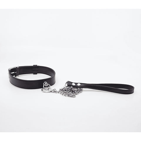 Tipped Bondage Collar & Lead Set by Love In Leather