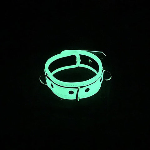 Glow in the Dark Collar & Lead Set by Love In Leather
