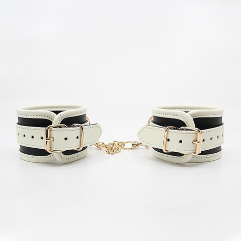 Glow In Dark Bondage Wrist Cuffs by Love In Leather