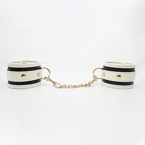 Glow In Dark Bondage Wrist Cuffs by Love In Leather