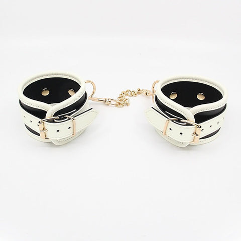 Glow In Dark Bondage Wrist Cuffs by Love In Leather