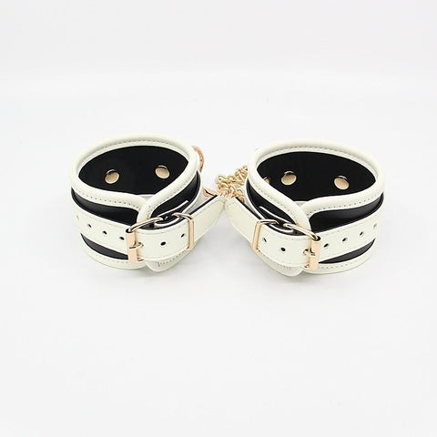 Glow In Dark Bondage Wrist Cuffs by Love In Leather