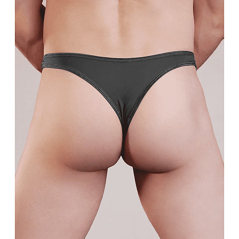 Plain Mens Lycra G-String S/M by Love In Leather