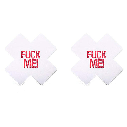 Sexy Fuck Me Nipple Pasties by Love In Leather