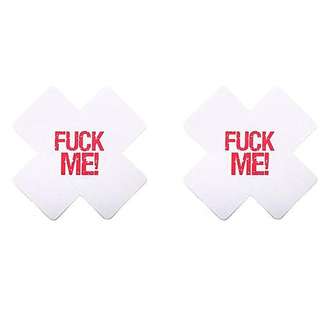 Sexy Fuck Me Nipple Pasties by Love In Leather