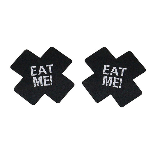 Eat Me Sexy Nipple Pasties by Love In Leather
