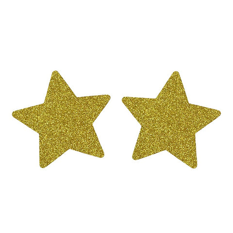 Glitter Star Womens Nipple Covers by Love In Leather