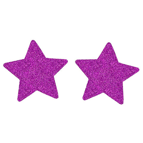 Glitter Star Womens Nipple Covers by Love In Leather