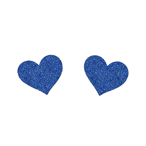 Glitter Heart Womens Nipple Covers by Love In Leather