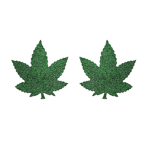 Maple Leaf Womens Nipple Pasties by Love In Leather
