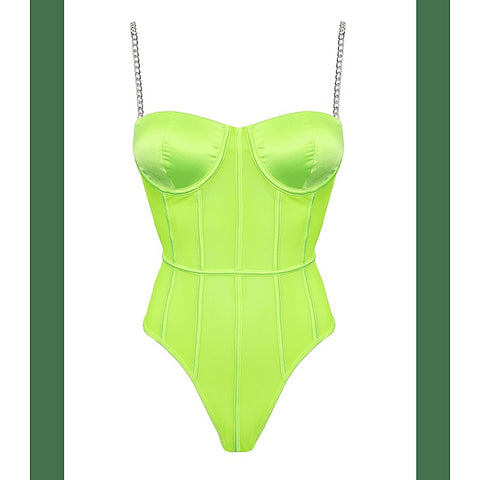 Fluro Mesh Sexy Women's Bodysuit by Muse