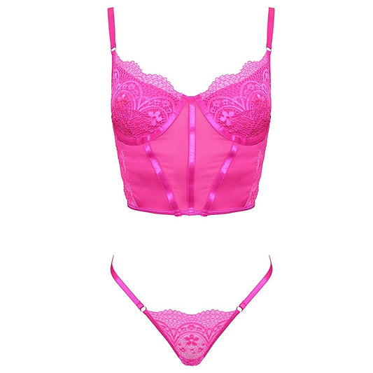 Lingerie 2 Piece Set Crop Top and G-String by Muse