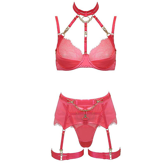 5 Piece BDSM Play Women's Lingerie Set by Muse