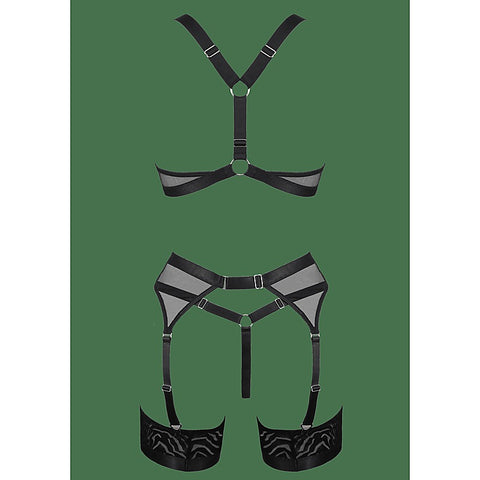5-Piece Fetish Play Sexy Women's Lingerie Set by Muse