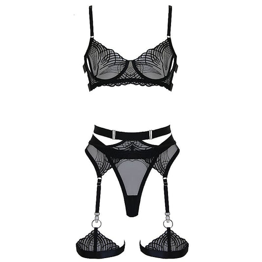 5-Piece Women's Bondage Lingerie Set by Muse