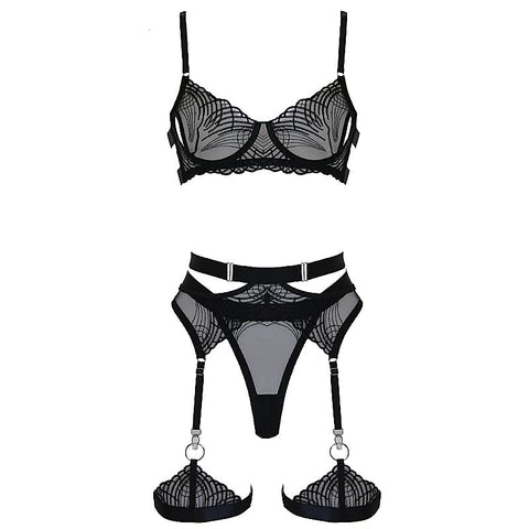 5-Piece Women's Bondage Lingerie Set by Muse