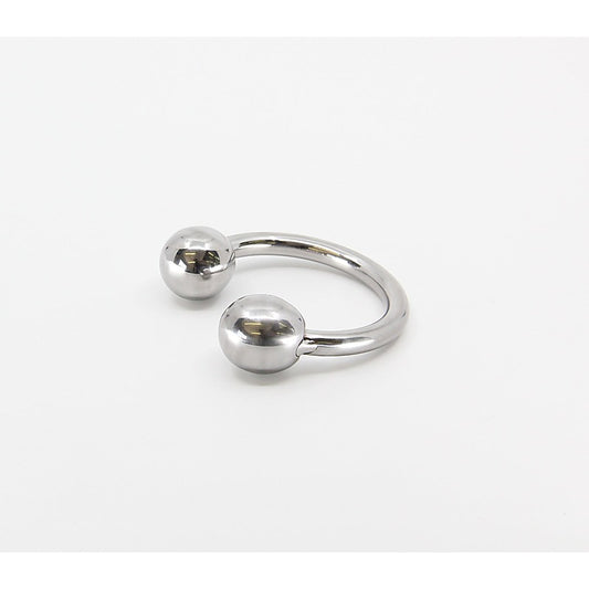 Stainless Steel Mens Glans Ring by Love In Leather