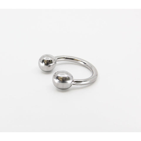 Stainless Steel Mens Glans Ring by Love In Leather