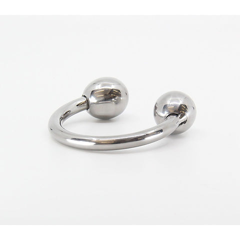 Stainless Steel Mens Glans Ring by Love In Leather