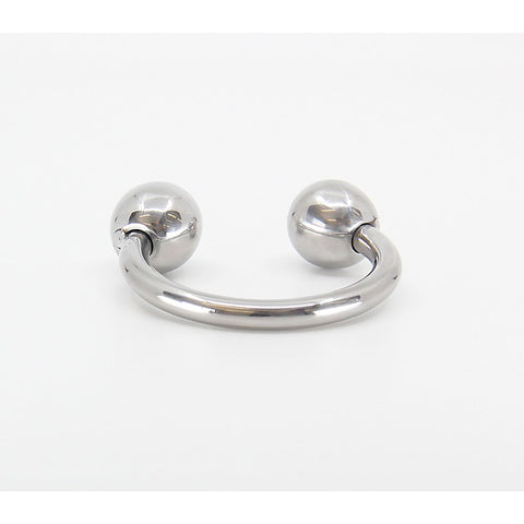 Stainless Steel Mens Glans Ring by Love In Leather