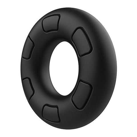 Playful Nero Liquid Silicone Thick Male C-Ring by Evolved