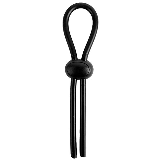 Nero Adjustable Silicone Short Lasso Cock Ring by Evolved
