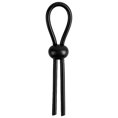 Nero Adjustable Silicone Short Lasso Cock Ring by Evolved