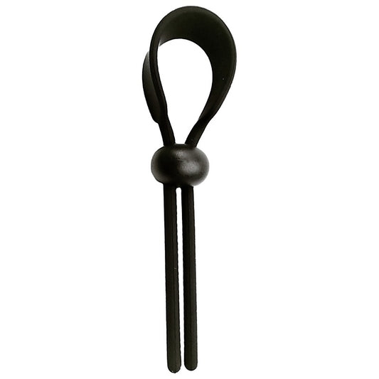 Nero Adjustable Silicone Wide Lasso Cock Ring by Evolved