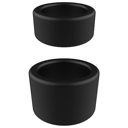 Nero Liquid Silicone 2 Pack Ball Stretcher Rings by Evolved