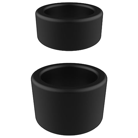 Nero Liquid Silicone 2 Pack Ball Stretcher Rings by Evolved