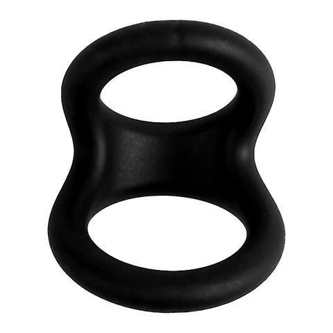 Playful Nero Soft Silicone Two Way Cock Ring by Evolved